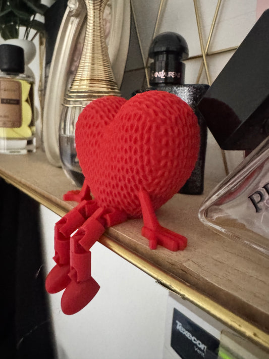 Cute Heart With Dangly Legs
