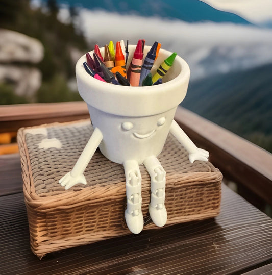 Cute Mini Planter Storage Pots – Unique Character Designs for Home Or Desks