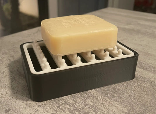 Minimalist PLA Soap Tray – Keeps Soap Dry & Lasts Longer